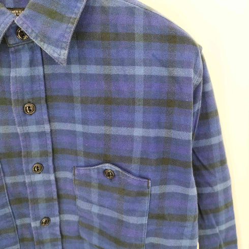 エンジニアードガーメンツ Engineered Garments USA製 コットン チェック ガチャポケ 長袖シャツ メンズ import:S